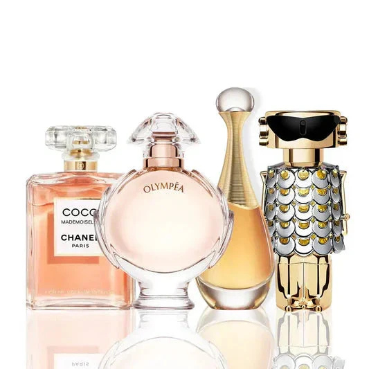 Set di 4 profumi | Coco Mademoiselle + J'adore + Olympéa + Fame
