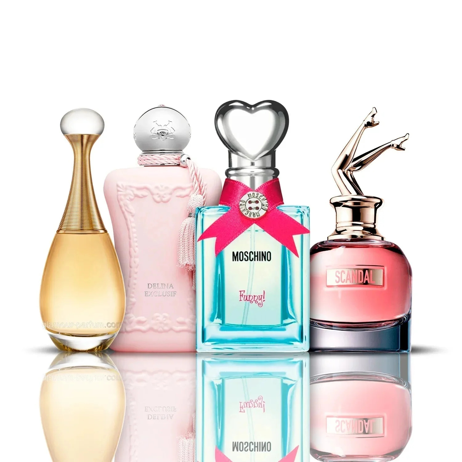 Set di 4 profumi  | Funny + Delina + Scandal + J'adore